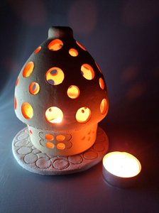 Хатинка в горошок (14 см.маленька кругла) - зображення 2