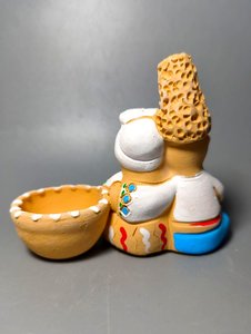 Парочка сидяча з сільничкою (10 см) - зображення 2