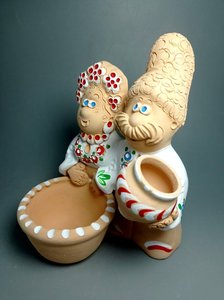 Пара з сільничкою та горщиком (15 см. молодий і молода) - зображення 2