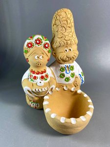 Пара молодят з сільничкою (11,5 см.) - зображення 2