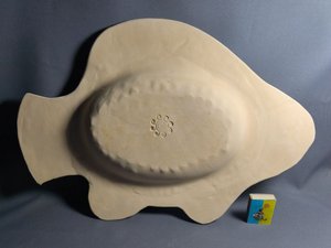 Блюдо Велика риба (47*32 см) з мікротріщинкою - зображення 1