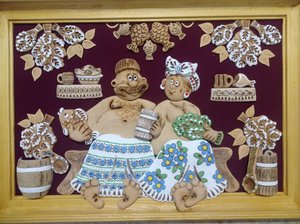 Баня чоловік з жіночкою (40*60 см) - зображення 1