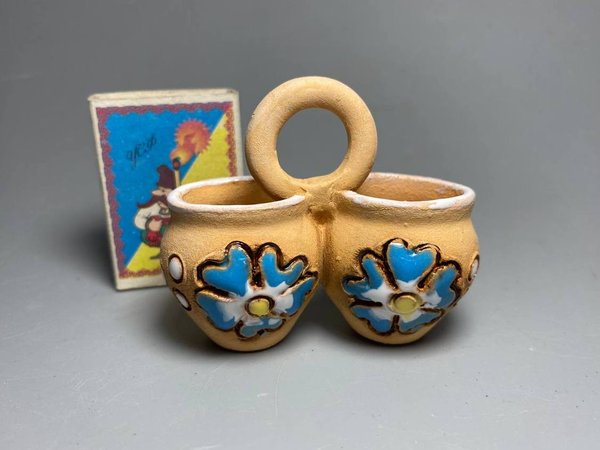 Горщики двійнята з фіалками (3,5 см+1,5 ручка) - зображення 1
