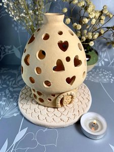 Хатинка з сердечками (маленька кругла 14см.) - зображення 4