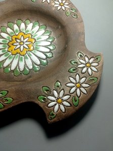 Пташка маленька (33 см. блюдо декоративне) - зображення 3