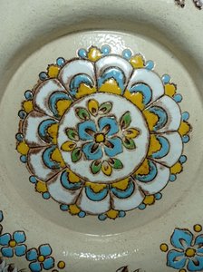 Велике блюдо "Світла пташка" (38 см. глазуроване) - зображення 3
