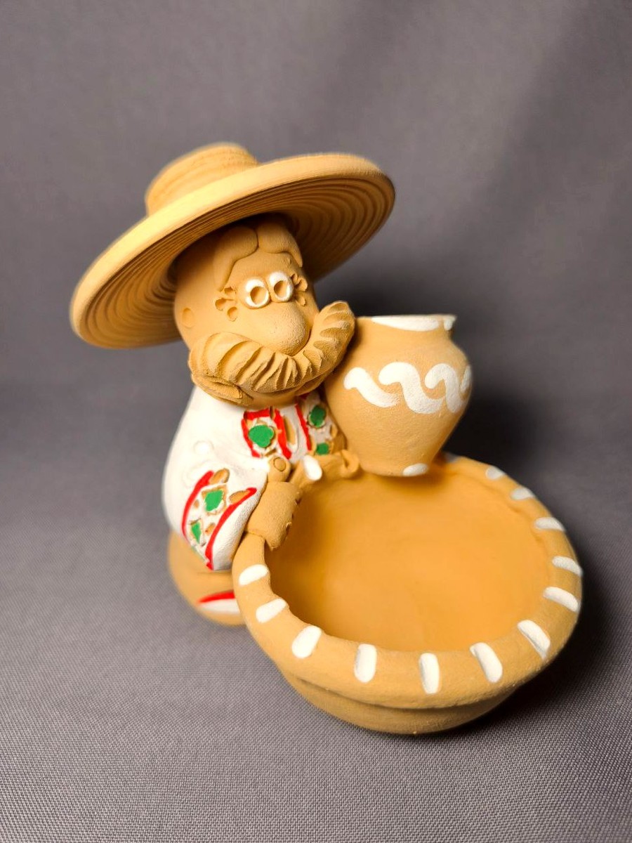 Дідусь в брилі з сільничкою та горщиком (14 см) - зображення 1