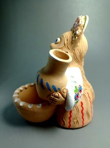 Дівчина з сільничкою та глечиком (12 см) - зображення 2