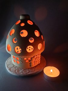 Хатинка в горошок (14 см.маленька кругла) - зображення 4
