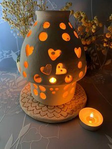 Сердечна хатинка (велика кругла 15 см з денцем) - зображення 2