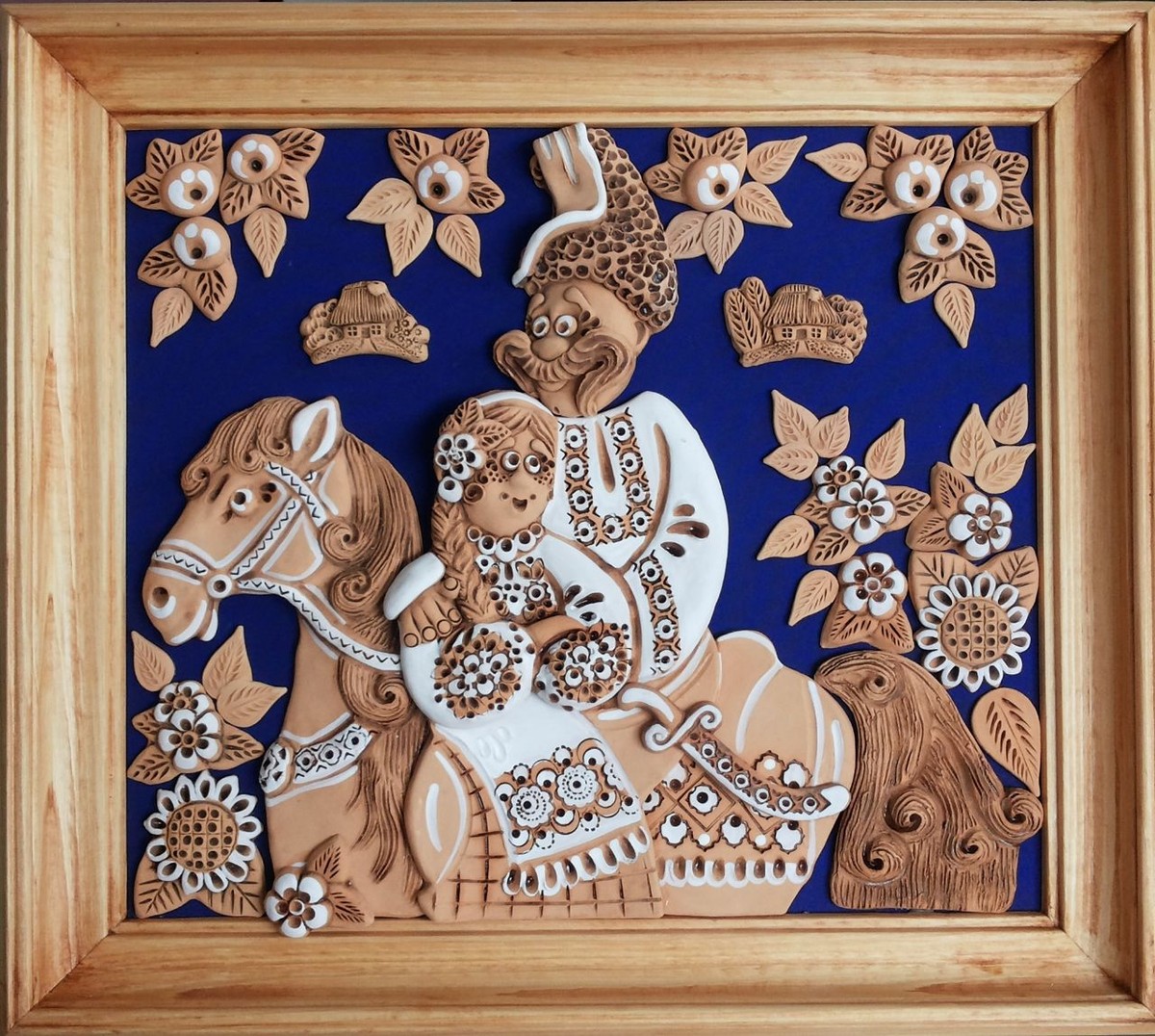 Молоді на коні (середня) (40*45 см) - зображення 1