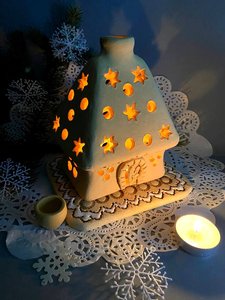 Хатинка з зірочками (прямокутна 15 см) - зображення 2